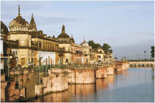 Ayodhya river bank