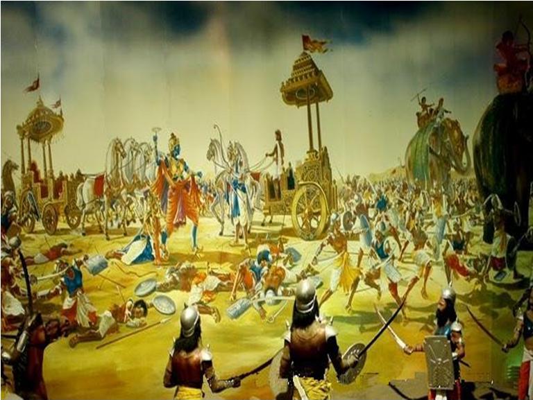 9th day of Mahabharat War in Kurukshetra